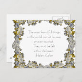 Die schönsten Dinge - Postkarte (Vorne/Hinten)