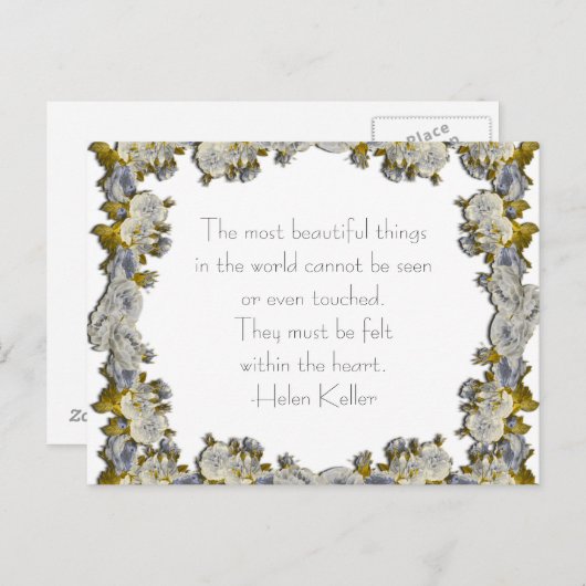 Die schönsten Dinge - Postkarte (Vorne/Hinten)