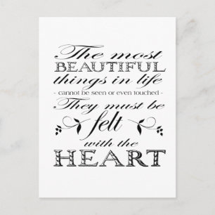 Die schönsten Dinge Postkarte