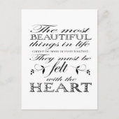 Die schönsten Dinge Postkarte (Vorderseite)