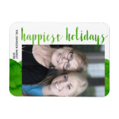 Die schönsten Ferien Modernes Off Center 1 Foto Gr Magnet (Horizontal)