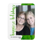 Die schönsten Ferien Modernes Off Center 1 Foto Gr Magnet (Vertikal)