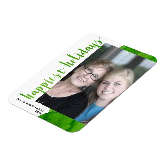 Die schönsten Ferien Modernes Off Center 1 Foto Gr Magnet (Linke Seite)