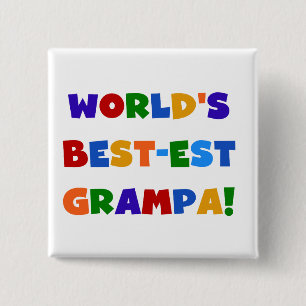 Die schönsten Grampa-Geschenke der Welt in hellen  Button