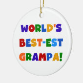 Die schönsten Grampa-Geschenke der Welt in hellen Keramikornament (Links)