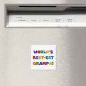 Die schönsten Grampa-Geschenke der Welt in hellen  Magnet (In Situ (Geschirrspüler))