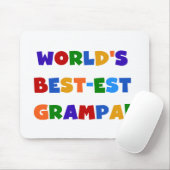 Die schönsten Grampa-Geschenke der Welt in hellen  Mousepad (Mit Mouse)