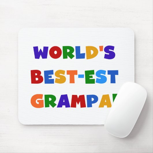 Die schönsten Grampa-Geschenke der Welt in hellen  Mousepad (Mit Mouse)