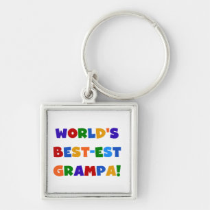 Die schönsten Grampa-Geschenke der Welt in hellen Schlüsselanhänger