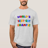 Die schönsten Grampa-Geschenke der Welt in hellen  T-Shirt (Vorderseite)