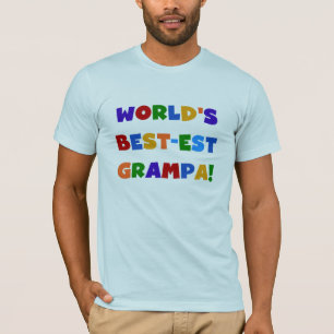 Die schönsten Grampa-Geschenke der Welt in hellen T-Shirt