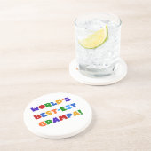 Die schönsten Grampa-Geschenke der Welt in hellen  Untersetzer (Seite)