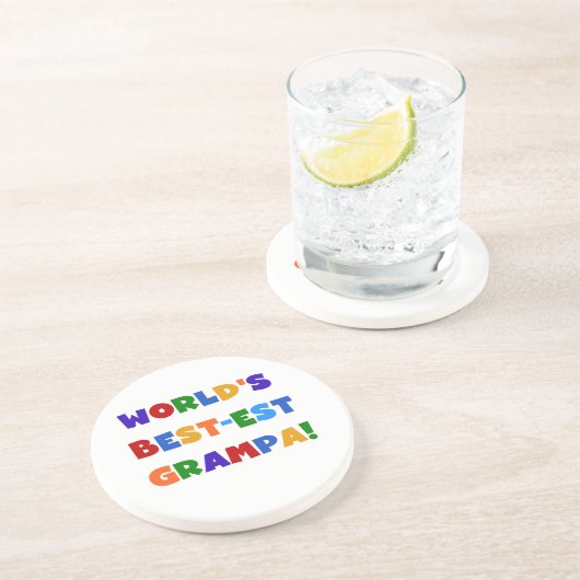 Die schönsten Grampa-Geschenke der Welt in hellen Untersetzer (Seite)