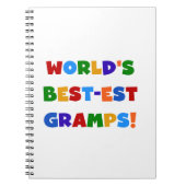Die schönsten Gramps der Welt in hellen Farben Notizblock (Vorderseite)