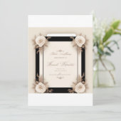 Die schönsten Momente des Lebens Einladung (Stehend Vorderseite)