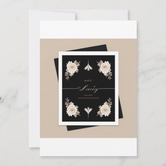 Die schönsten Momente des Lebens Einladung (Rückseite)