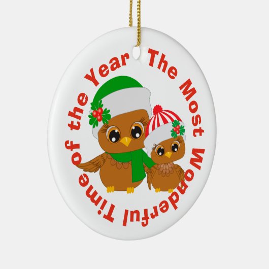 Die schönsten Urlaubstage Keramik Ornament (Rechts)