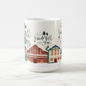 Die schönsten Weihnachtsfeiertage der Stadt Kaffeetasse (Mittel)