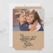 Die schönsten Weihnachtsfeiertage Feiertagskarte (Vorderseite)