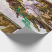 Die Schöpfung Adams durch Michelangelo Geschenkpapier (Ecke)