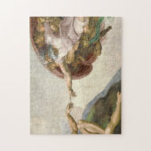Die Schöpfung Adams durch Michelangelo Puzzle (Vertikal)