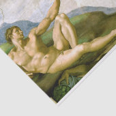 Die Schöpfung Adams durch Michelangelo Seidenpapier (Ausschnitt)