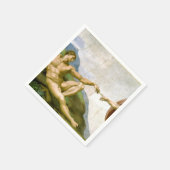 Die Schöpfung Adams durch Michelangelo Serviette (Ecke)
