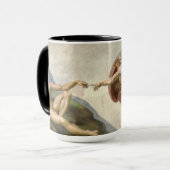 Die Schöpfung Adams durch Michelangelo Tasse (Vorderseite Links)