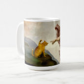Die Schöpfung der Purrfection Kaffeetasse (Vorderseite Links)