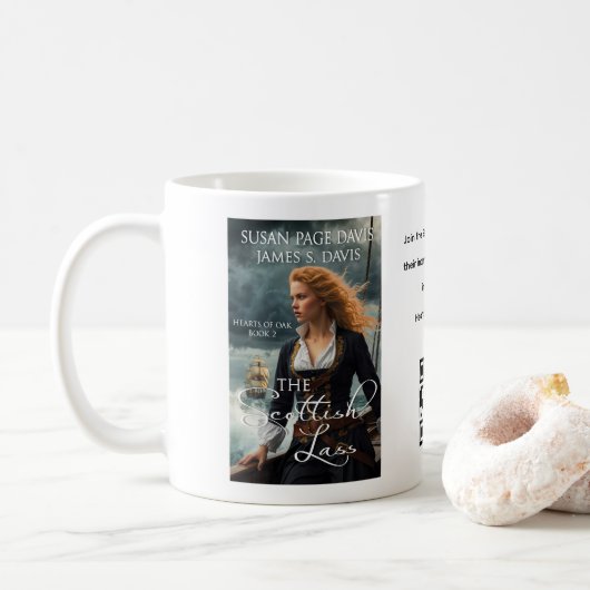 Die schottische Lass Kaffeetasse (Mit Donut)