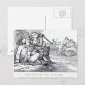 Die Schottung des Palats Postkarte (Vorne/Hinten)