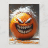 Die Schreckliche Orange Postkarte (Vorderseite)