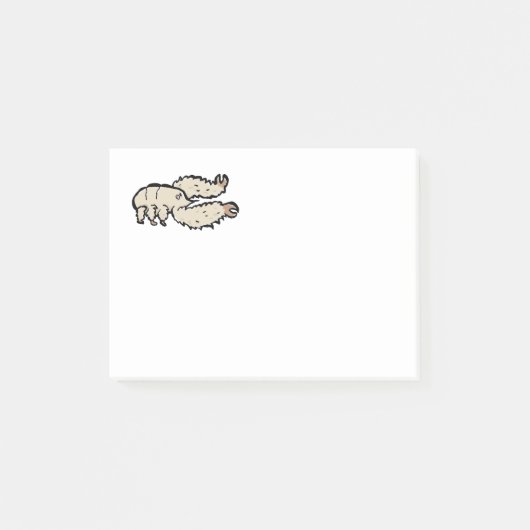die schreckliche Yeti-Krabbe Post-it Klebezettel (Vorderseite)