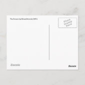 Die Schrei-Postkarte Postkarte (Rückseite)