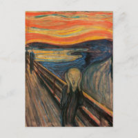 Die Schrei-Postkarte