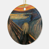 Die Schrei-Verzierung Keramikornament (Links)