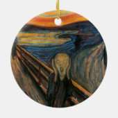 Die Schrei-Verzierung Keramikornament (Hinten)