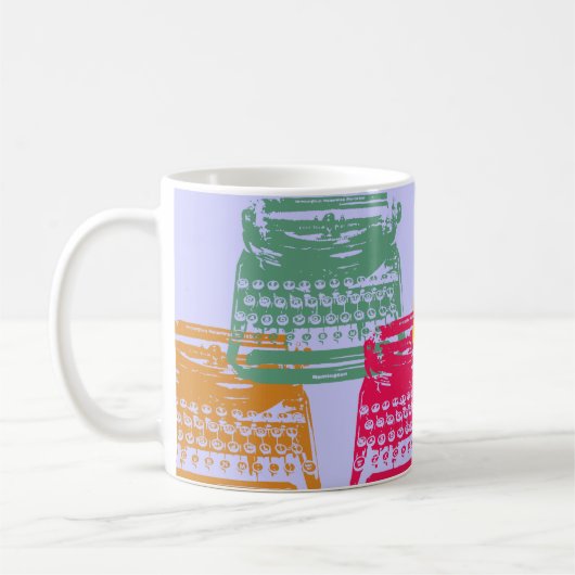 die Schreibmaschine - mehrere Tasse (Links)