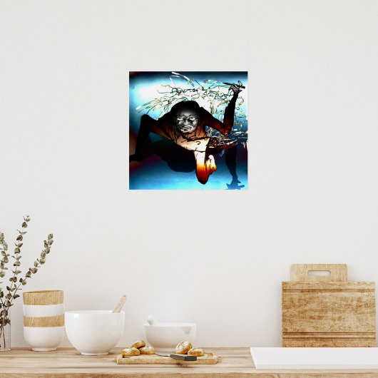 Die Schrift Poster (Küche)