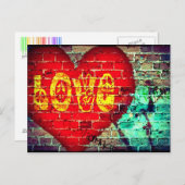 Die Schriften an der Mauer Postkarte (Vorne/Hinten)