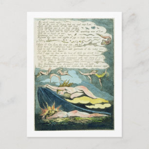 "Die schrillen Winde weckte...", Teller 5 aus "Eur Postkarte