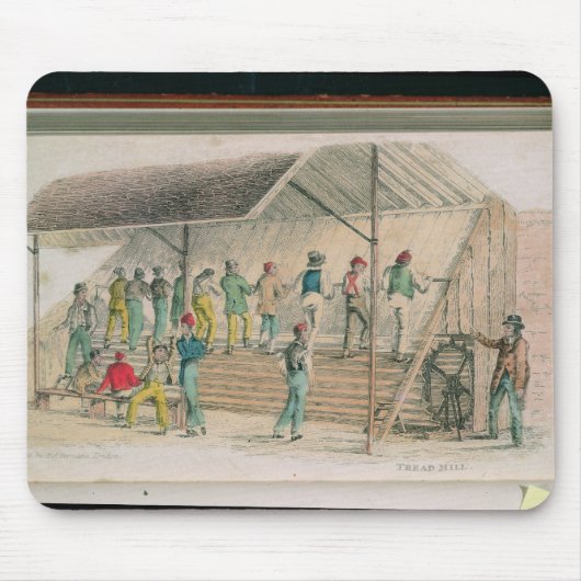 Die Schritt-Mühle Mousepad (Vorne)