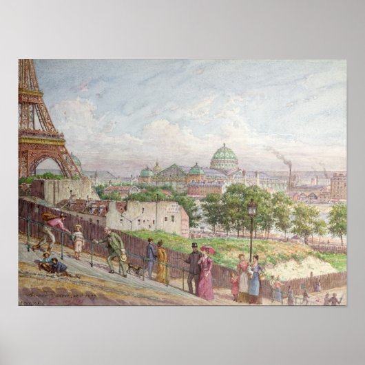 Die Schritte in der Rue Alboni, 1897 Poster (Vorne)