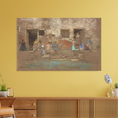 Die Schritte Leinwanddruck (Insitu (Wohnzimmer))