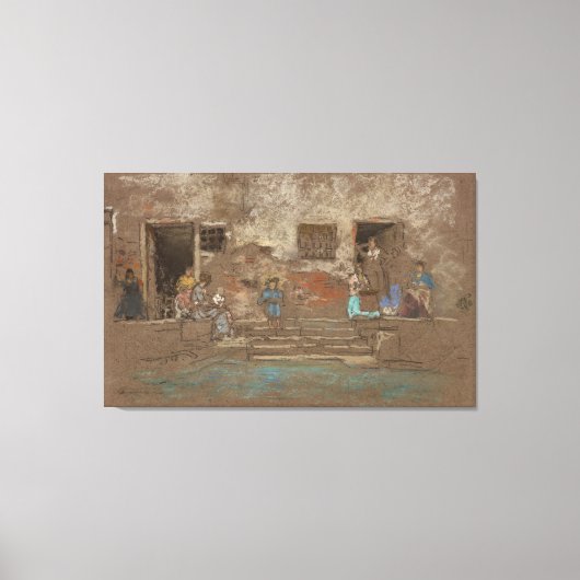 Die Schritte Leinwanddruck (Vorderseite)