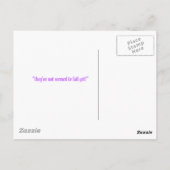 die Schritte Postkarte (Rückseite)