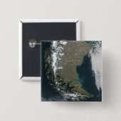 Die schroffen, schneebedeckten Anden Button (Vorne & Hinten)