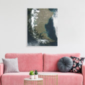 Die schroffen, schneebedeckten Anden Leinwanddruck (Insitu (Wohnzimmer))