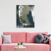 Die schroffen, schneebedeckten Anden Leinwanddruck (Insitu (Wohnzimmer))