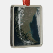 Die schroffen, schneebedeckten Anden Ornament Aus Metall (Rechts)